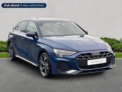 Used Audi A3 S-Line 147 HP (108 kW) 2025 Blue Hatchback