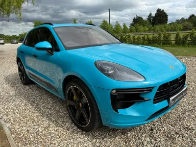 Used Porsche Macan Turbo 2020 Blue SUV