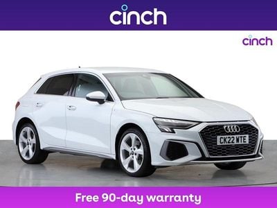 White Used 2022 Audi A3 e-tron S-Line Hatchback | £16,599 (Fair price)