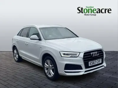 Used Audi Q3 S-Line 150 HP (110 kW) 2017 White SUV