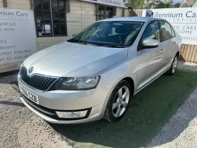 Used Skoda Rapid SE L 110 HP (80 kW) 2016 Silver Hatchback