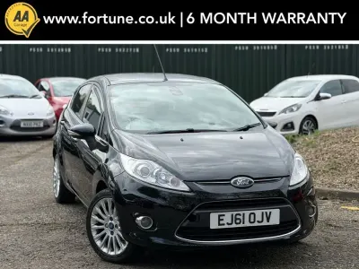 Used Ford Fiesta Titanium 69 HP (50 kW) 2011 Black Hatchback