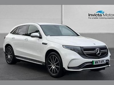 Used Mercedes EQC400 AMG line 300 kW (408 HP) 2021 White SUV