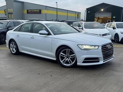 White Used 2015 Audi A6 S-Line Sedan | £9,500 (Fair price)