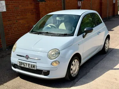 Used Fiat 500 Pop 69 HP (50 kW) 2010 Blue Hatchback