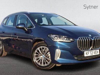 Used BMW 225 Active Tourer Luxury Line 242 HP (177 kW) 2022 Blue MPV