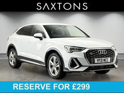 Used Audi Q3 Sportback S-Line 2020 Glacier white metallic/glacier white metallic SUV