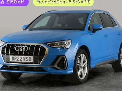 Used Audi Q3 S-Line 150 HP (110 kW) 2022 Blue SUV