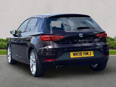 Begagnad Seat Leon FR 125 HK (91 kW) 2018 Lila Halvkombi
