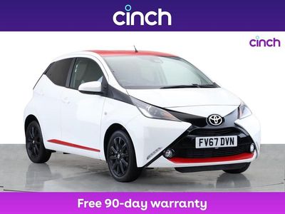 White Used 2017 Toyota Aygo x-press Hatchback | £7,599 (Fair price)