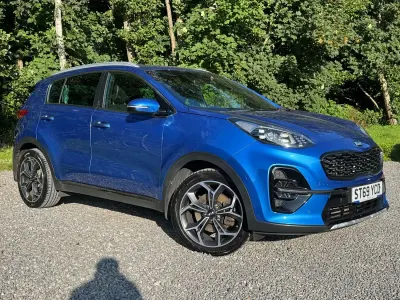 Used Kia Sportage GT-Line 136 HP (100 kW) 2020 Blue SUV