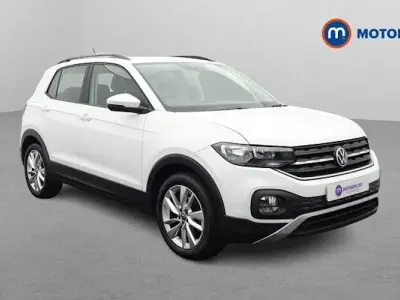 Used VW T-Cross SE 95 HP (69 kW) 2023 White SUV