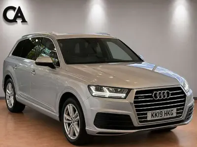 Used Audi Q7 S-Line 218 HP (160 kW) 2018 Silver SUV