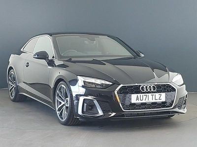 Used Audi A5 S-Line 204 HP (150 kW) 2021 Black Coupe