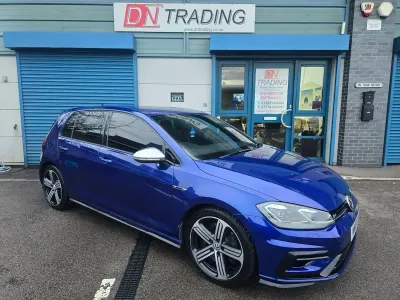 Used VW Golf VII R 2018 Blue Hatchback