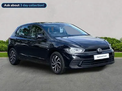 Used VW Polo Life 95 HP (69 kW) 2022 Black Hatchback