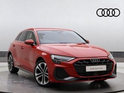 Red Used 2025 Audi A3 e-tron S-Line Hatchback | £30,990 (Fair price)
