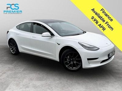 Used Tesla Model 3 Standard Range Plus 366 kW (498 HP) 2020 White Sedan