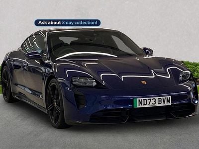 Blue Used 2023 Porsche Taycan Sedan | £67,999 (Good price)