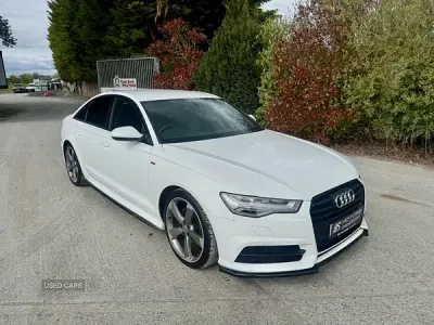 Used Audi A6 Black Edition 190 HP (139 kW) 2016 White Sedan
