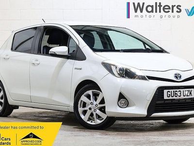 White Used 2013 Toyota Yaris Hybrid Hatchback | £8,150 (Expensive)