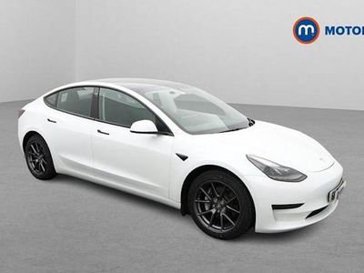 White Used 2021 Tesla Model 3 Standard Range Sedan | £16,449 (Fair price)