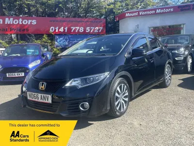 Begagnad Honda Civic SE Plus 120 HK (88 kW) 2016 Svart Halvkombi