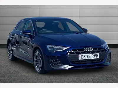 Used Audi A3 S-Line 150 HP (110 kW) 2025 Navarra blue Hatchback