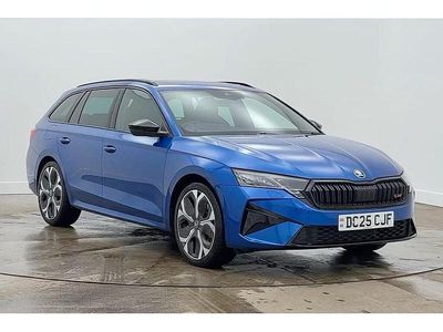 Used Skoda Octavia vRS 195 HP (143 kW) 2025 Race blue metallic Estate