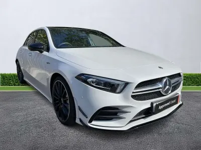 Used Mercedes A35 AMG Premium Plus 2022 White Hatchback
