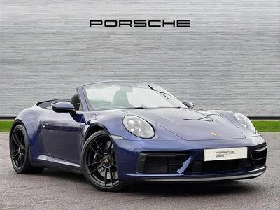 Used Porsche 911 472 HP (347 kW) 2023 Blue Cabriolet