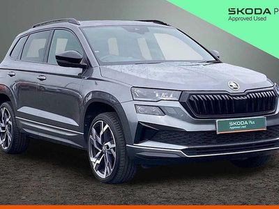 Used Skoda Karoq SportLine 110 HP (80 kW) 2022 Graphite grey metallic SUV