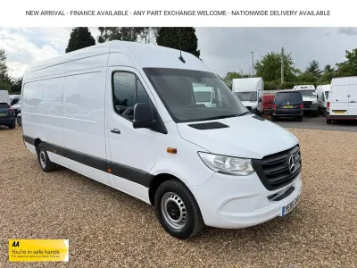 Used Mercedes Sprinter 114 HP (83 kW) 2019 White Van