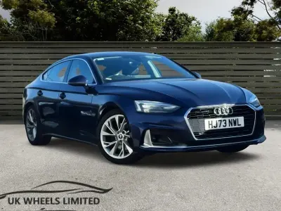 Used Audi A5 Sportback Sport 147 HP (108 kW) 2023 Blue Hatchback