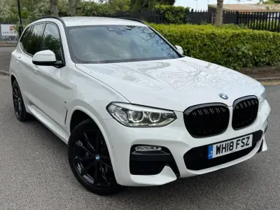 Used BMW X3 M Sport 190 HP (139 kW) 2018 White SUV