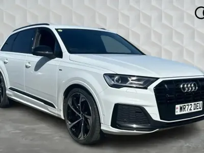 Used Audi Q7 Black Edition 286 HP (210 kW) 2022 White SUV
