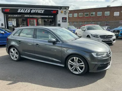 Używany Audi A3 S-Line 184 KM (135 kW) 2015 Szary Hatchback