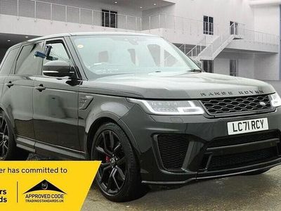 Black Used 2021 Land Rover Range Rover Sport SVR SUV | £54,495 (Fair price)