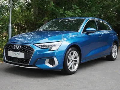 Used Audi A3 Sportback Sport 150 HP (110 kW) 2021 Blue Hatchback
