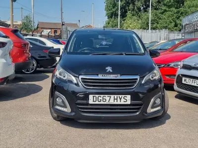 Used Peugeot 108 Allure 82 HP (60 kW) 2017 Black Hatchback