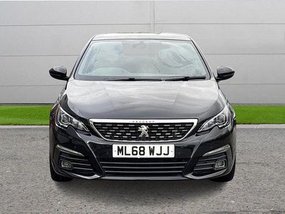 Used Peugeot 308 GT-line 129 HP (94 kW) 2018 Black Hatchback
