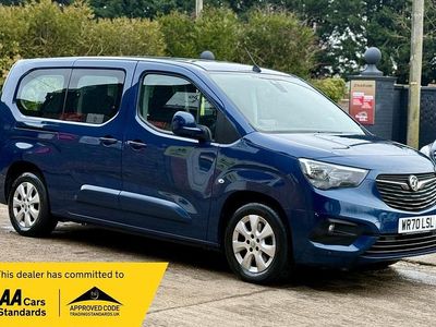 Used Vauxhall Combo S 110 HP (80 kW) 2020 Blue MPV