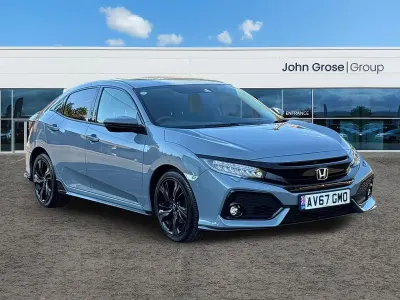 Begagnad Honda Civic Sport 2017 Grå Halvkombi
