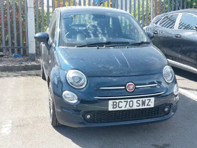 Used Fiat 500 Launch Edition 70 HP (51 kW) 2020 Blue Hatchback