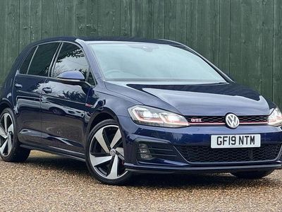 Blue Used 2019 VW Golf VII GTI Hatchback | £19,490 (Fair price)