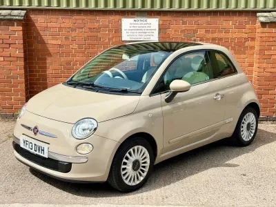 Used Fiat 500 Lounge 69 HP (50 kW) 2013 Beige Hatchback