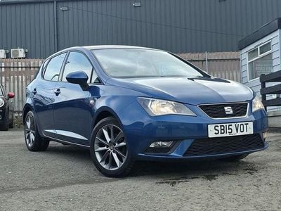 Begagnad Seat Ibiza I-Tech 105 HK (77 kW) 2015 Blå Halvkombi