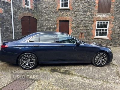 Used Mercedes E200 AMG Line Premium 200 HP (147 kW) 2023 Blue Sedan