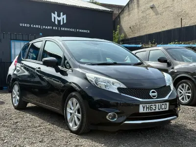 Used Nissan Note Tekna 90 HP (66 kW) 2013 Black Hatchback