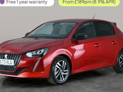 Used Peugeot 208 Allure+ 131 HP (96 kW) 2023 Red Hatchback